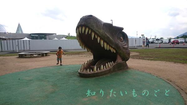 恐竜の森長尾山公園の肉食恐竜