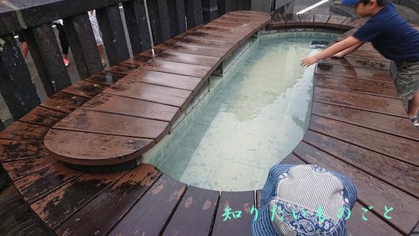 湯畑脇にある足湯の一つ